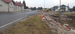 Rozpoczęto budowę ronda w Dąbrówkach