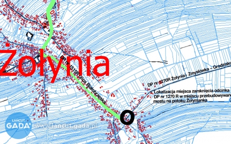 Zmiana organizacji ruchu w Żołyni