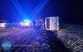 Wypadek autobusu między Głuchowem a Kosiną