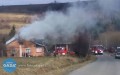 Pożar domu w Handzlówce