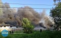 Pożar składu z oponami. Ewakuacja około 100 domostw