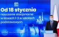 Obostrzenia przedłużone, uczniowe klas 1-3 wracają do szkół