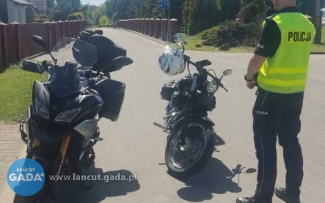 Motocykl - działania łańcuckich policjantów