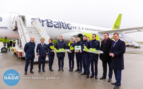 Air Baltic uruchomił połączenie z Rzeszowa do Rygi