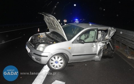 Groźny wypadek na autostradzie