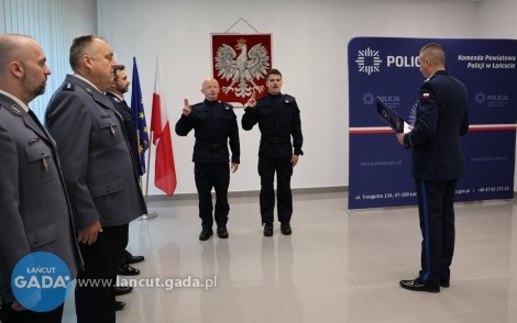 Nowi policjanci złożyli ślubowanie