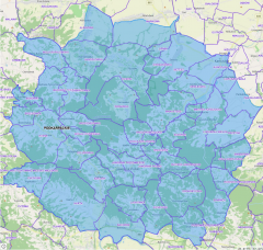 Strefy objęte zakażeniem na terenie powiatu