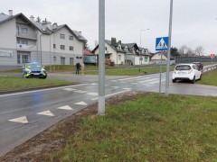 Potrącenie nastolatki na hulajnodze