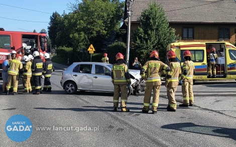 Dwie ranne osoby w&nbsp;wypadku