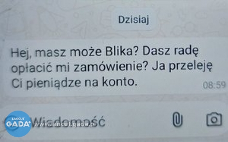 Chciał pomóc, stracił prawie dwa tysiące złotych